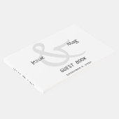 白黒コンテンポラリー ゲストブック (コーナー)