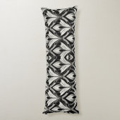 白黒コントラスト ボディピロー (裏面 (縦))