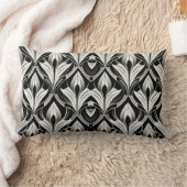 白黒コントラスト ランバークッション (ブランケット)