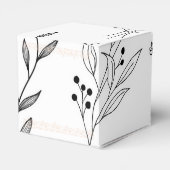 白黒コーナーフローラボホ結婚ズ フェイバーボックス (裏面サイド)