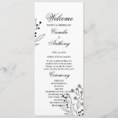 白黒コーナーフローラボホ結婚ズ プログラム (正面)