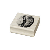 白黒コーヒー豆鉛筆スケッチ