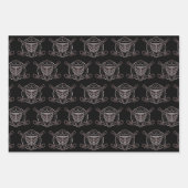 白黒ゴアリーマスク ラッピングペーパーシート (正面3)