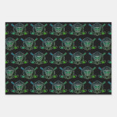 白黒ゴアリーマスク ラッピングペーパーシート (正面2)