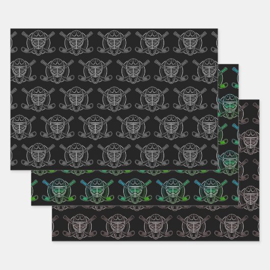 白黒ゴアリーマスク ラッピングペーパーシート (セット)