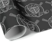 白黒ゴアリーマスク ラッピングペーパー (ロールコーナー)