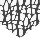 白黒ゴシックくもの巣パタオーガニックーン ミディアムテーブルランナー (コーナー)