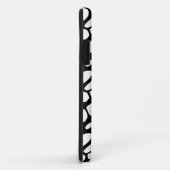 白黒ゴシックくもの巣パタオーガニックーン Case-Mate iPhoneケース (裏面/右)