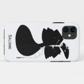 白黒ゴシックゴシック様式アールヌーボーSalome Case-Mate iPhoneケース (裏面(横))