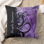 白黒ゴシックパターン装飾用クッション クッション (ブランケット)