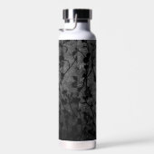 白黒ゴシック様式のアンティークフローラ ウォーターボトル (右面)