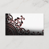 白黒ゴシック結婚体座席表 プレイスカード (裏面)