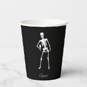 白黒ゴシッミニマルク結婚ズ 紙コップ (裏面)