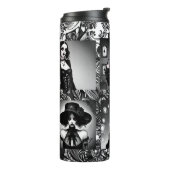 白黒ゴシッ不気味クの女の子 タンブラー (回転左)