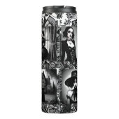 白黒ゴシッ不気味クの女の子 タンブラー (裏面)