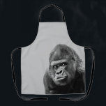 白黒ゴリラ エプロン<br><div class="desc">シンプルなミニマルモダンデザイン。彼らは全てシンプル魅力的だユニーク。</div>
