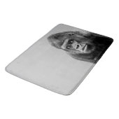 白黒ゴリラ バスマット (アングル)