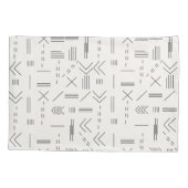 白黒ゴージャスモダンな幾何学模様 枕カバー (裏面-左)