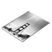 白黒ゴールデンゲートブリッジ ノートブック (左側)