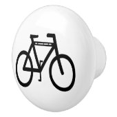 白黒サイクリングの陶磁器のノブ セラミックノブ (右)