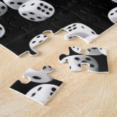 白黒サイコロジグソーパズル ジグソーパズル (側面)