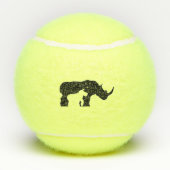 白黒サイ テニスボール (裏面)