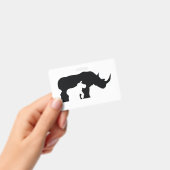 白黒サイ バッジ (手持ち)