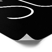 白黒サクセスバスケーやる気を起こさせるルトレンディー ポスター (角)