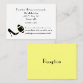 白黒サッカーのエンクロー結婚ジャ エンクロージャーカード (正面/裏面)