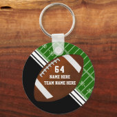 白黒サッカーはアイディアを好む任意の大事な行事 キーホルダー (正面)