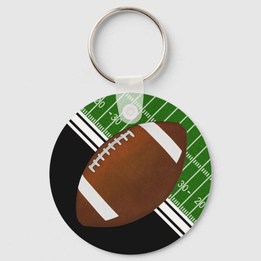 白黒サッカーはアイディアを好む任意の大事な行事 キーホルダー (裏面)