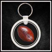 白黒サッカーキーホルダーパーソナライズされた、 キーホルダー