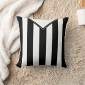 白黒サッカーサッカージャージーの名前番号 クッション (ブランケット)