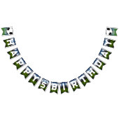 白黒サッカーサッカースポーツ誕生日パーティー バンティングフラッグ (全)