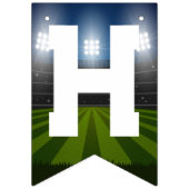 白黒サッカーサッカースポーツ誕生日パーティー バンティングフラッグ (第2の旗)