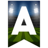 白黒サッカーサッカースポーツ誕生日パーティー バンティングフラッグ (第3の旗)