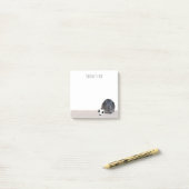 白黒サッカーボールギニアピグ新学期 ポストイット (デスク上)