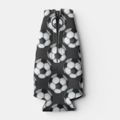 白黒サッカーボールパターン ボトルクーラー (裏面)