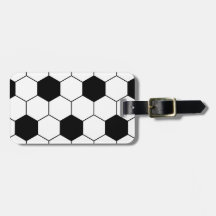 白黒サッカーボールパターン