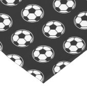 白黒サッカーボール競技 ショートテーブルランナー (コーナー)