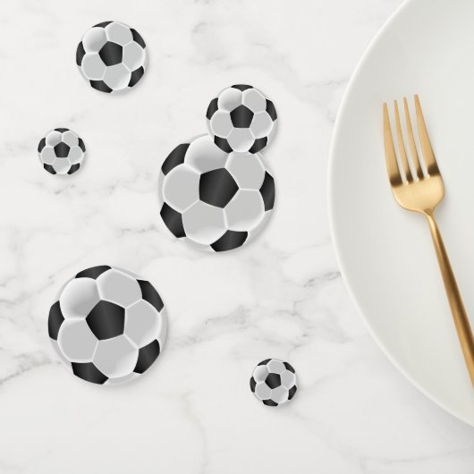 白黒サッカーボール コンフェッティ (グループ)