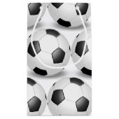 白黒サッカーボール スモールペーパーバッグ (裏面)
