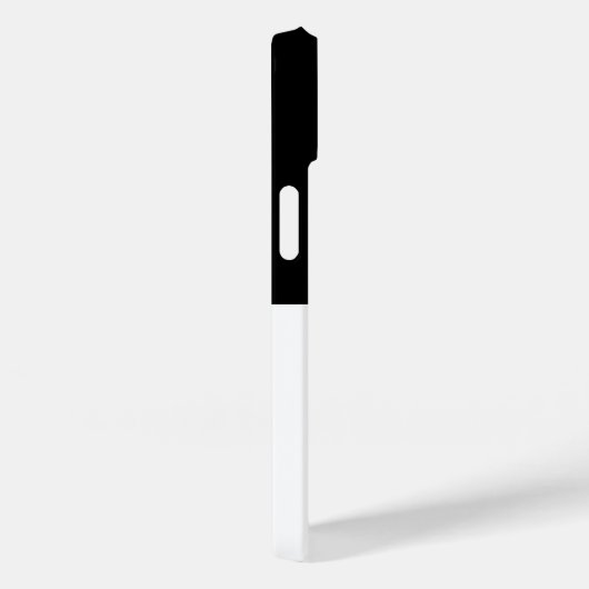 白黒サッカー女子の名前ジャージー番号 Case-Mate iPhoneケース (裏面 / 右)