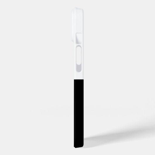 白黒サッカー女子の名前ジャージー番号 Case-Mate iPhoneケース (裏面 / 左)