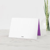 白黒サテンリボンサンキューカード サンキューカード (裏面)