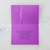 白黒サテンリボンサンキューカード サンキューカード (内部)