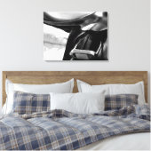 白黒サドル キャンバスプリント (インサイチュ (寝室))