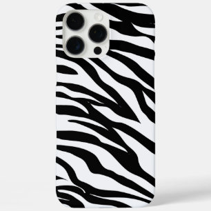 白黒サファリゼブラアニマルプリント iPhone 16 PRO MAXケース