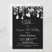 白黒サプライズ85thバースデーパーティー 招待状 (正面)