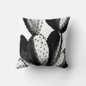 白黒サボテン クッション (裏面)
